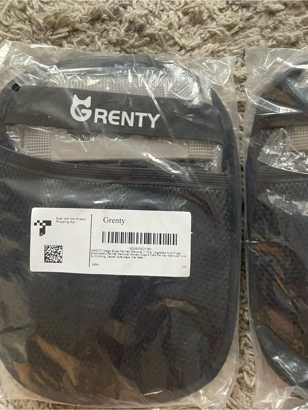 4x Grenty magic brush pet hair remover